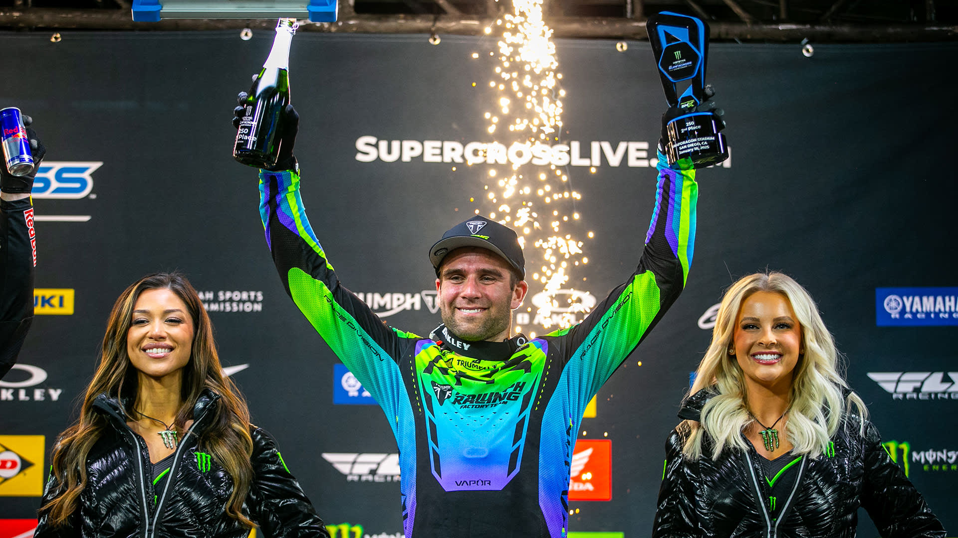 Consecutive Supercross Podiums for Triumph Factory Racing